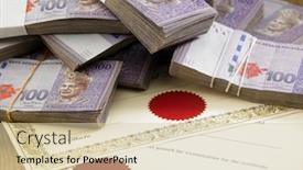  Presentation with higher education - Slide deck having expensive investment for higher education background and a lemonade colored foreground