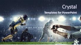  Presentation with mixed reality - Cool new theme with experience the reality of game backdrop and a tawny brown colored foreground