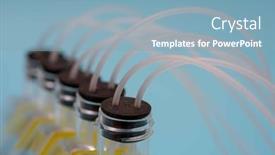  Presentation with enzymes - Theme with experience-with-bacteria-to-obtain background and a light blue colored foreground