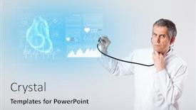  Presentation with cardiologist - Presentation with experienced-cardiologist-presenting-the-test background and a light gray colored foreground