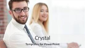  Presentation with wireless heart rate monitor - Colorful slide deck enhanced with experienced programmer sitting in front backdrop and a  colored foreground