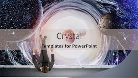  Presentation with mixed reality - Slide deck featuring experiencing-virtual-reality-mixed-media background and a soft green colored foreground