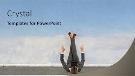  Presentation with mixed reality - Amazing slide deck having experiencing-virtual-reality-mixed-media backdrop and a light blue colored foreground