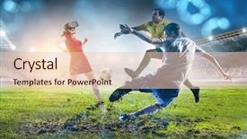  Presentation with game world - Colorful presentation enhanced with experiencing virtual technology world mixed backdrop and a  colored foreground