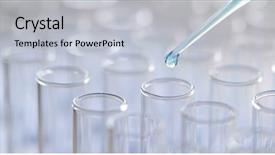  Presentation with tubes - Colorful PPT theme enhanced with experimental - doing experiment in laboratory backdrop and a  colored foreground