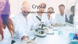  Presentation with research locale - Beautiful PPT layouts featuring experimental - group of young clinicians experimentation backdrop and a lemonade colored foreground