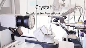  Presentation with laboratory equipment - Audience pleasing slides consisting of experiments in laboratory x - ray backdrop and a light gray colored foreground