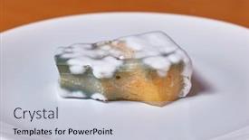  Presentation with mold - PPT theme with expired-moldy-piece-of-cheese background and a lemonade colored foreground