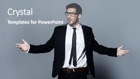  Presentation with business training - Presentation theme having explaining something business training presentation background and a gray colored foreground