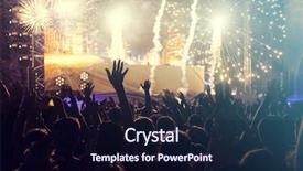  Presentation with new year - PPT layouts enhanced with exploding stars - fireworks at new year background and a wine colored foreground