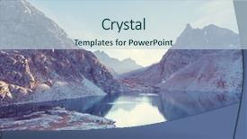  Presentation with wyoming - PPT layouts consisting of exploration geology - hike in wind river range background and a sky blue colored foreground