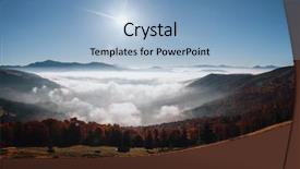  Presentation with awesome - Slide set consisting of explore the beauty of earth background and a  colored foreground