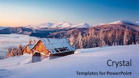  Presentation with earth land - PPT layouts enhanced with explore the beauty of earth background and a light blue colored foreground