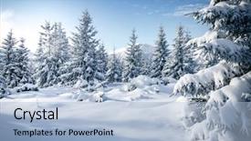  Presentation with happy new year - Colorful slide set enhanced with explore the beauty of earth backdrop and a light blue colored foreground