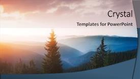  Presentation with satellite remote sensing - Presentation design enhanced with explore the beauty of earth background and a  colored foreground