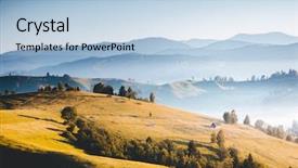  Presentation with tourism hiking - Audience pleasing slide deck consisting of explore the beauty of earth backdrop and a light blue colored foreground