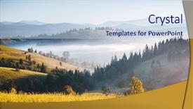  Presentation with tourism hiking - Cool new PPT layouts with explore the beauty of earth backdrop and a  colored foreground