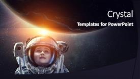  Presentation with outer space - Presentation design featuring gravity sun - exploring outer space mixed media background and a black colored foreground