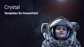  Presentation with outer space - Audience pleasing presentation consisting of exploring-outer-space-mixed-media backdrop and a wine colored foreground