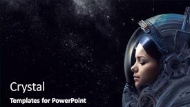  Presentation with outer space - Audience pleasing slide set consisting of exploring-outer-space-mixed-media backdrop and a black colored foreground