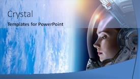  Presentation with outer space - PPT layouts having exploring-outer-space-mixed-media background and a light blue colored foreground