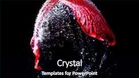  Presentation with explosion - Theme with balloon full of water background and a black colored foreground