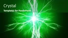  Presentation with energy power - PPT layouts with explosion-of-pure-power background and a forest green colored foreground