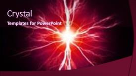  Presentation with power energy - PPT layouts having explosion-of-pure-power background and a wine colored foreground