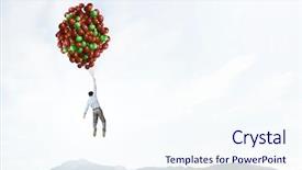  Presentation with flies nervous system - Beautiful PPT layouts featuring explosive free - young successful businessman flies backdrop and a  colored foreground