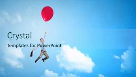  Presentation with successful - Amazing presentation design having explosive free - young successful businessman flies backdrop and a  colored foreground