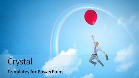  Presentation with flies nervous system - Amazing slides having explosive free - young successful businessman flies backdrop and a  colored foreground