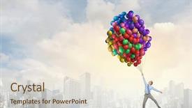  Presentation with flies nervous system - Audience pleasing PPT theme consisting of explosive free - young successful businessman flies backdrop and a  colored foreground