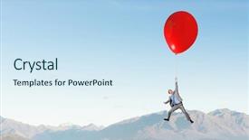  Presentation with successful - Amazing PPT theme having explosive free - young successful businessman flies backdrop and a  colored foreground