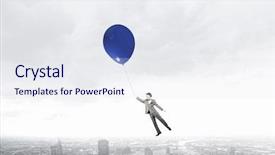  Presentation with hat and flip flop - Audience pleasing PPT theme consisting of explosive free - young successful businessman in hat backdrop and a  colored foreground