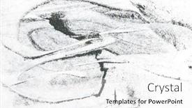  Presentation with black abstract - Beautiful presentation featuring explosive-powder-black-on-white backdrop and a white colored foreground