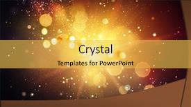  Presentation with gold stars - PPT layouts consisting of explosive symbol - gold festive christmas background golden background and a yellow colored foreground