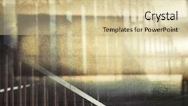  Presentation with urban - Presentation consisting of expo - abstract multiple exposure urban background background and a lemonade colored foreground