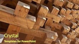  Presentation with of protein structure - Slide deck enhanced with expo - closeup of natural wood structure background and a tawny brown colored foreground