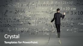  Presentation with elegant - Amazing presentation theme having exponential - businessman in elegant suit standing backdrop and a gray colored foreground