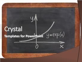 Math Curves Exponential Growth Curve PPT template 84 | CrystalGraphics