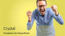  Presentation with energy power - Presentation consisting of expressing big success power energy background and a  colored foreground