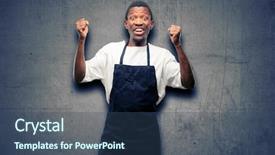  Presentation with power energy - Presentation theme having expressing big success power energy background and a  colored foreground