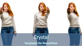  Presentation with attitude - PPT layouts with bad attitude making stop sign background and a ocean colored foreground