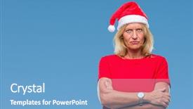  Presentation with negative - PPT layouts featuring expression on face with cross background and a  colored foreground