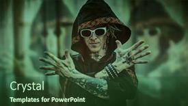  Presentation with black culture - Theme enhanced with expressive-mature-man-with-dreadlocks background and a tawny brown colored foreground