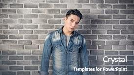  Presentation with asian nurse helps a man - Slide deck with expresso oriente - angry asian young man portrait background and a ocean colored foreground