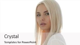  Presentation with thinking - Amazing theme having exretion - young business woman thinking backdrop and a white colored foreground