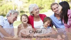  Presentation with generation family farm - Amazing presentation having extended families - multi generation family enjoying picnic backdrop and a coral colored foreground