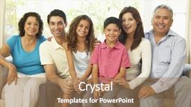  Presentation with extended family - Theme consisting of spring primroses in the woods lesser celandine buttercup ficaria background and a tawny brown colored foreground