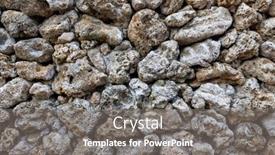  Presentation with coral - PPT theme with exterior-building-wall-made background and a  colored foreground